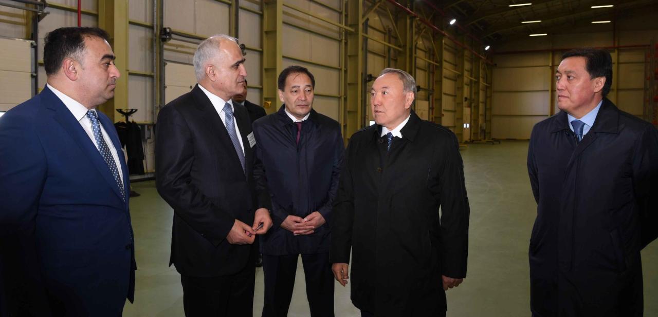 Назарбаев поручил ввести спецрежим для логистического центра азербайджанской компании