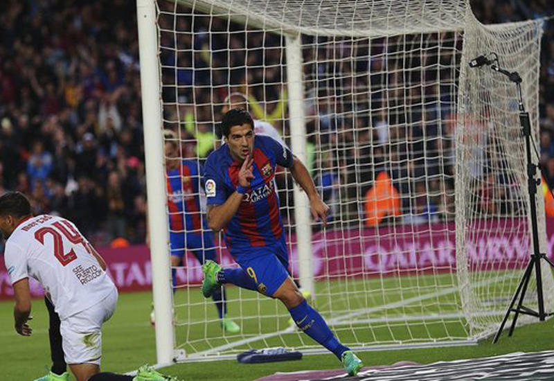 Суарес забил эффектный гол в матче против "Севильи"