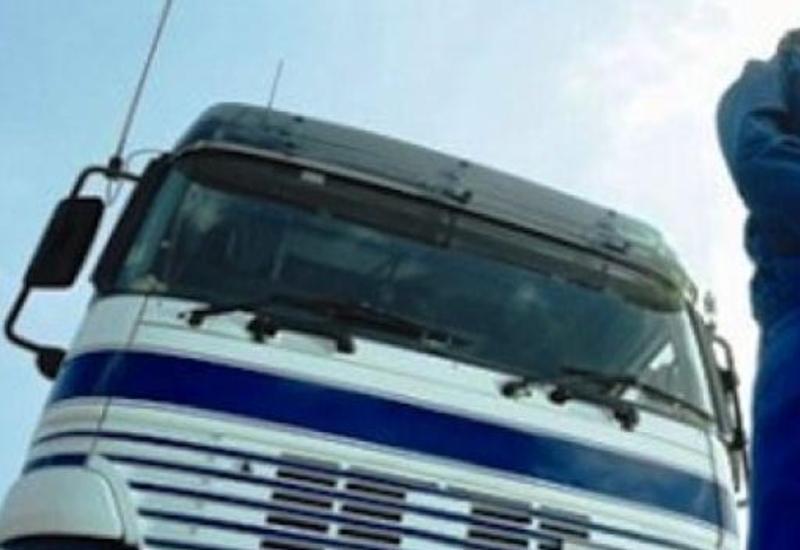 В Украине угнали еще один грузовик с азербайджанским товаром