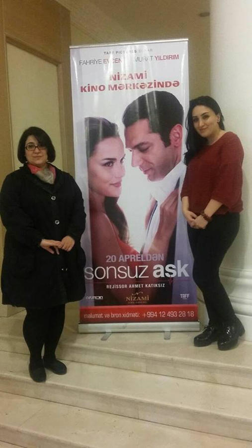 В Киноцентре "Низами" состоялся закрытый показ турецкого фильма "Бесконечная любовь"