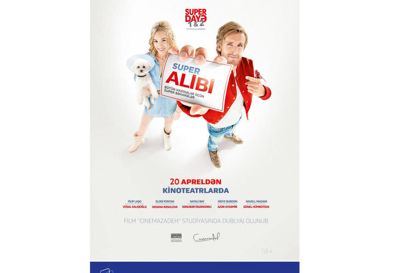CinemaPlus покажет профессиональный азербайджанский дубляж комедии "Супер Алиби "
