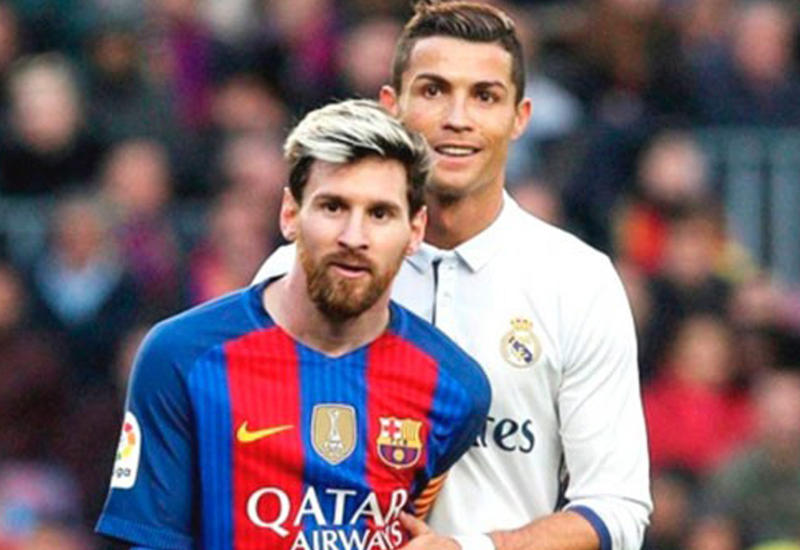 Messi və Ronaldo dodaq-dodağa...