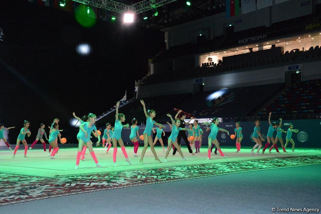 В Баку прошла генеральная репетиция церемонии открытия Кубка мира по художественной гимнастике