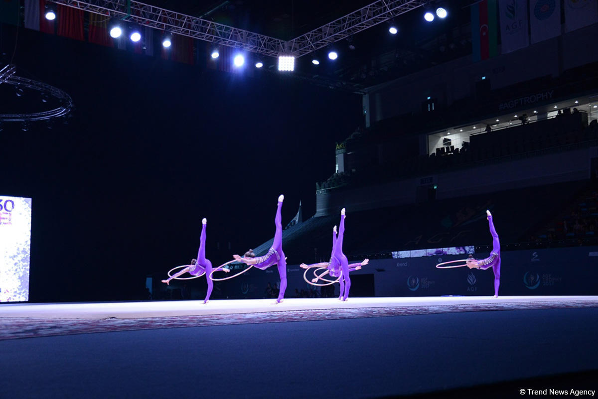 Азербайджанские гимнастки вышли в финал Кубка мира в выступлениях с обручами