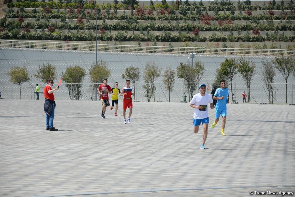 Церемония награждения победителей "Бакинского марафона 2017"