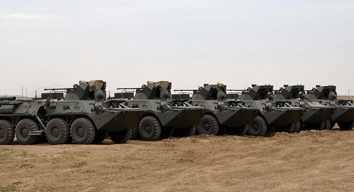 Азербайджанская армия проверила доставленное из России вооружение