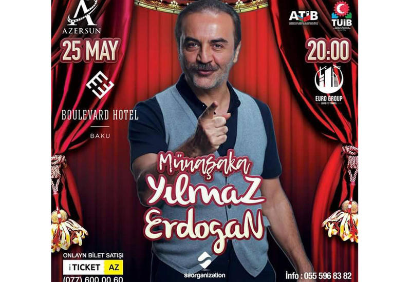 Популярный турецкий актер представит Stand up show в Баку