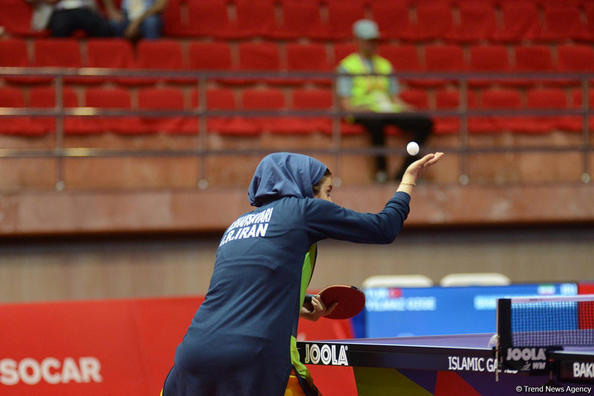 В рамках IV Игр исламской солидарности проходят соревнования по настольному теннису