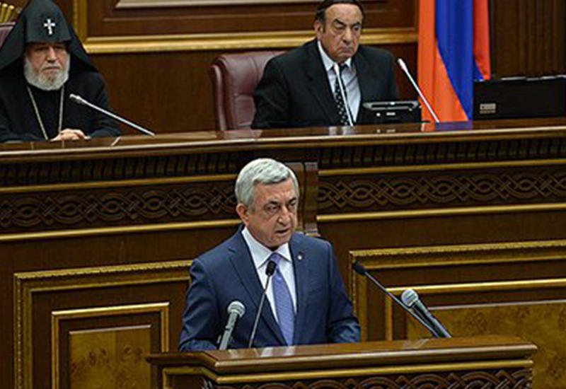 Оппозиция проигнорировала Саргсяна в парламенте