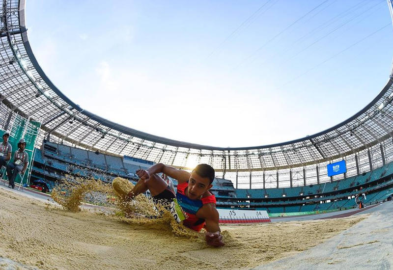 Азербайджанские атлеты завоевали две медали Исламиады в прыжках в длину