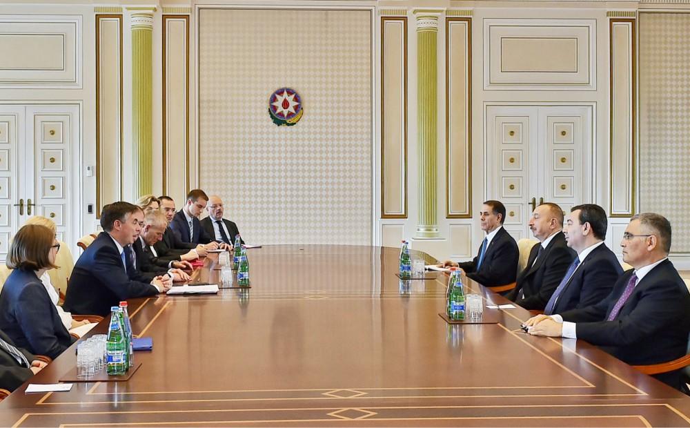 Президент Ильхам Алиев принял делегацию Европейского парламента