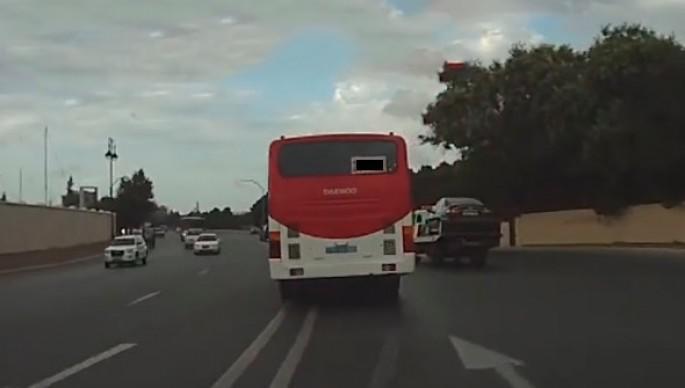 Bakıda avtobusla "avtoş"luq edən sürücü həbs edildi