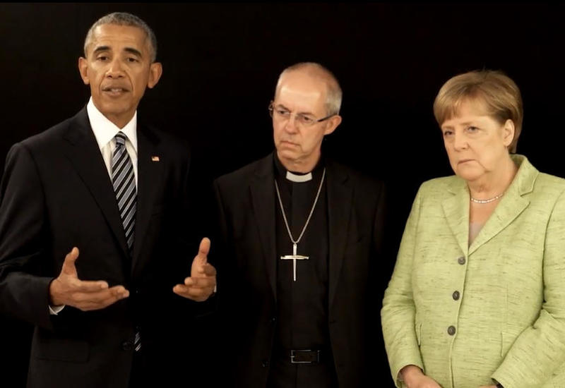 Меркель и Обама записали совместное видеообращение к жителям Манчестера