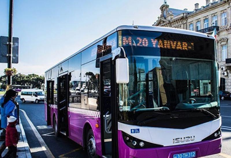 Автобусы на трех маршрутных линиях Баку будут работать по 20 часов