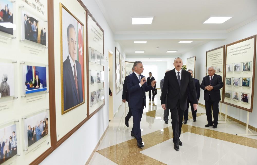 Президент Ильхам Алиев ознакомился с работами, проведенными в восстановленном селе Джоджуг Мерджанлы
