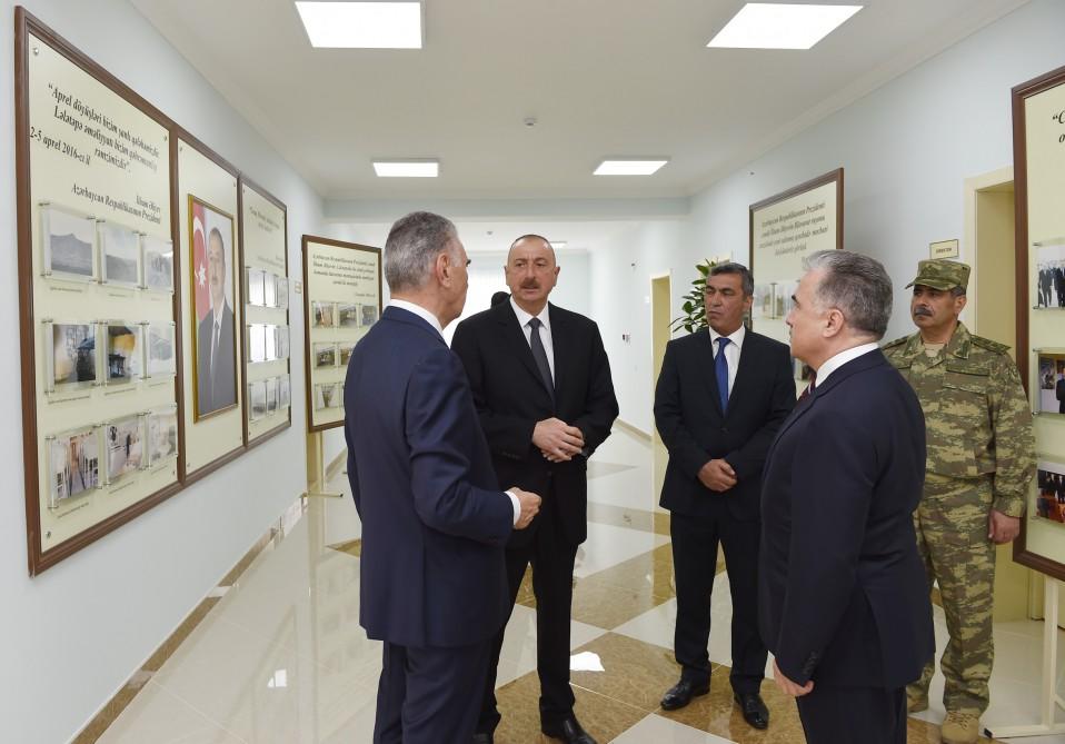 Президент Ильхам Алиев ознакомился с работами, проведенными в восстановленном селе Джоджуг Мерджанлы