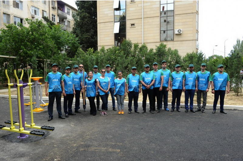 По инициативе IDEA восстановлены зеленые насаждения на улице Асифа Магеррамова в Баку