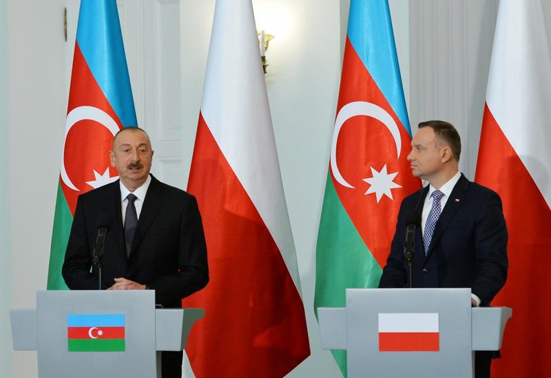Президент Ильхам Алиев: Начинается новый этап польско-азербайджанских связей