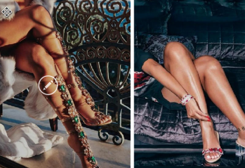 Rihannadan daş-qaşlı ayaqqabı dəbi