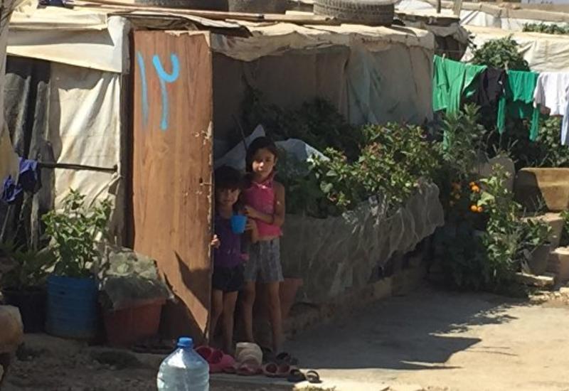 В лагере сирийских беженцев в Ливане произошел пожар