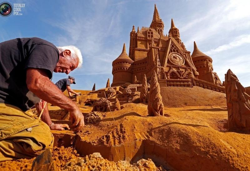 Фестиваль песчаных скульптур "Disney Sand Magic" в Бельгии