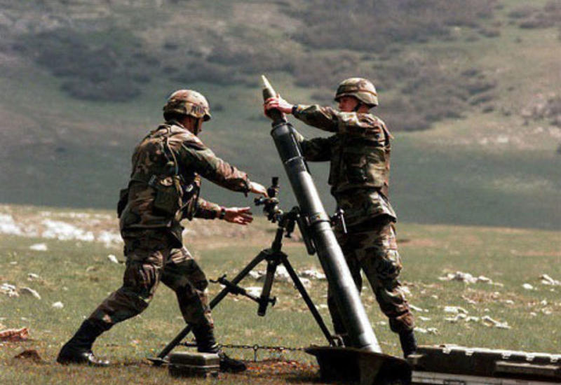 Армяне обстреляли позиции ВС Азербайджана из минометов