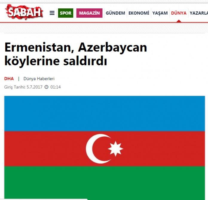 Турецкие СМИ: Агрессорская Армения – убийца детей