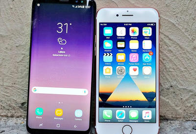 Тест на прочность: iPhone 7 Plus против Samsung Galaxy S8 <span class="color_red">- ВИДЕО</span>