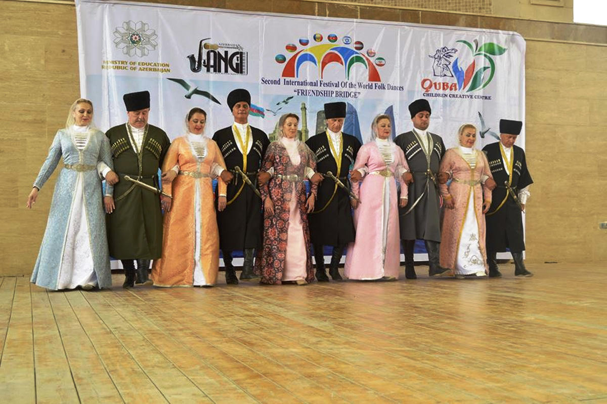 В Губе состоялся концерт участников второго Международного фестиваля фольклорного танца "Мост дружбы"