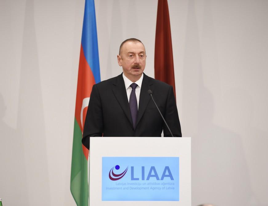 Президент Ильхам Алиев: Многие реализуемые в Азербайджане проекты простираются далеко за пределы наших границ