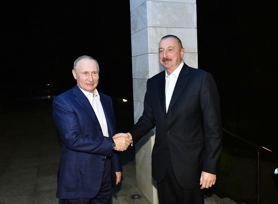 В Сочи состоялась встреча президентов Азербайджана и России