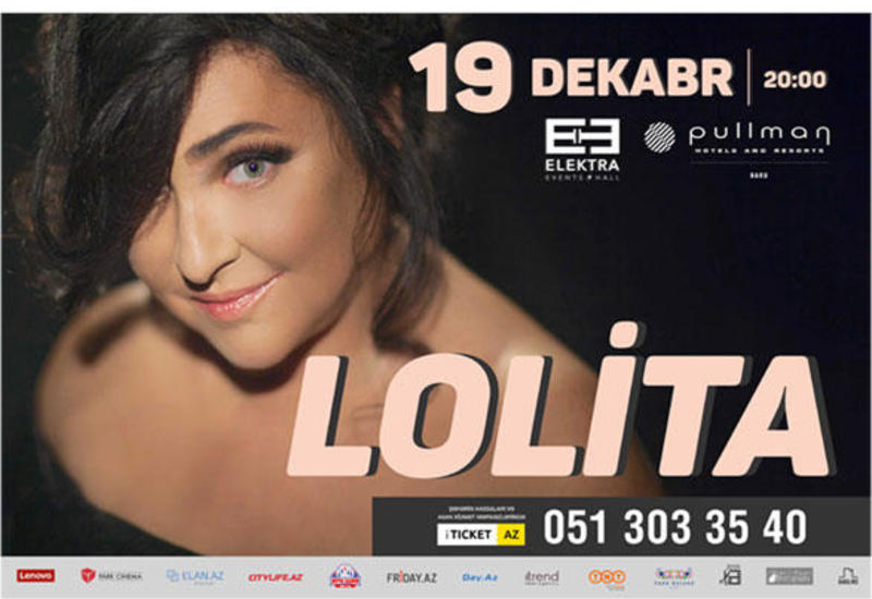 Лолита выступит в Баку с большим концертом