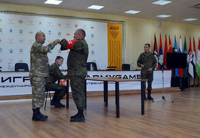 Azərbaycan tankçıları "Tank biatlonu" müsabiqəsinin püşkatma mərasimində iştirak ediblər <span class="color_red">- FOTOLAR</span>