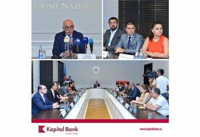 При поддержке Kapital Bank продолжается проект "Təhsil avtobusu"