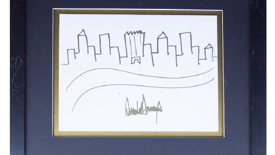 Рисунок Трампа выставят на аукцион за девять тысяч долларов