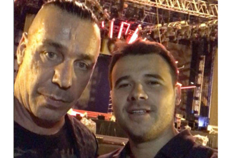 В Баку приехал фронтмен группы Rammstein <span class="color_red">- ВИДЕО</span>
