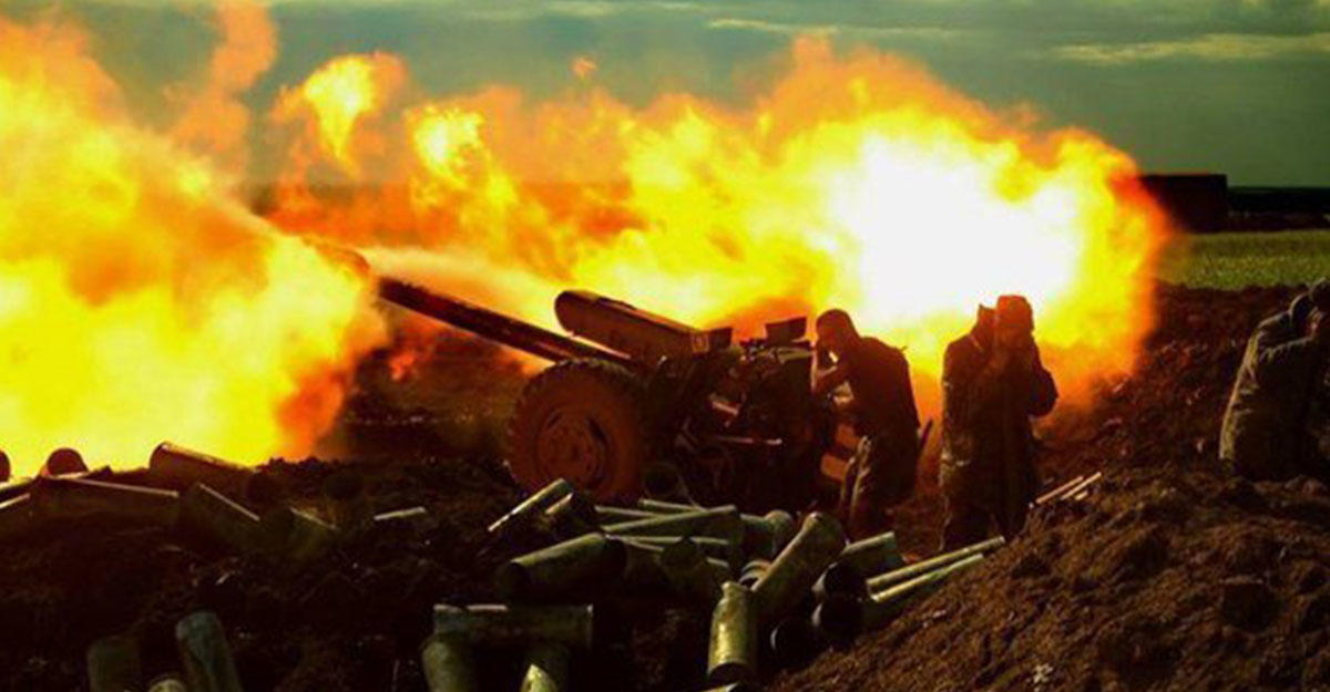 Азербайджанская армия уничтожила батарею 41-го артиллерийского полка армян