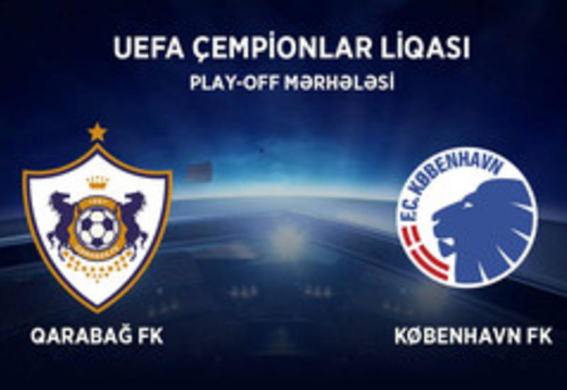 Стало известно время проведения матчей "Карабаха" и "Копенгагена"