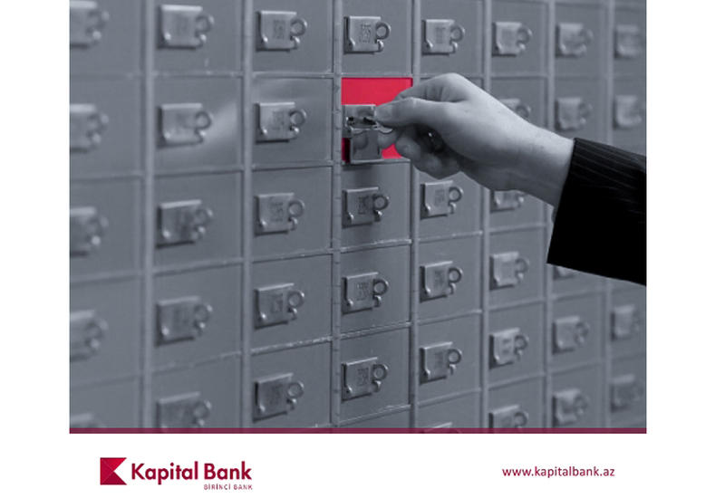 Kapital Bank в филиале Gəncə предлагает аренду депозитных сейфов