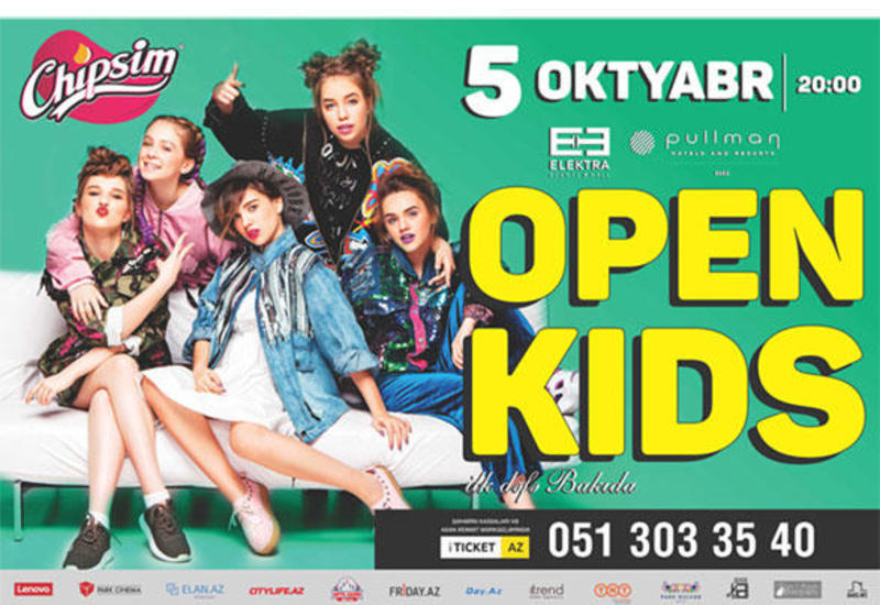 Группа Open Kids впервые выступит в Баку <span class="color_red">- ФОТО</span>