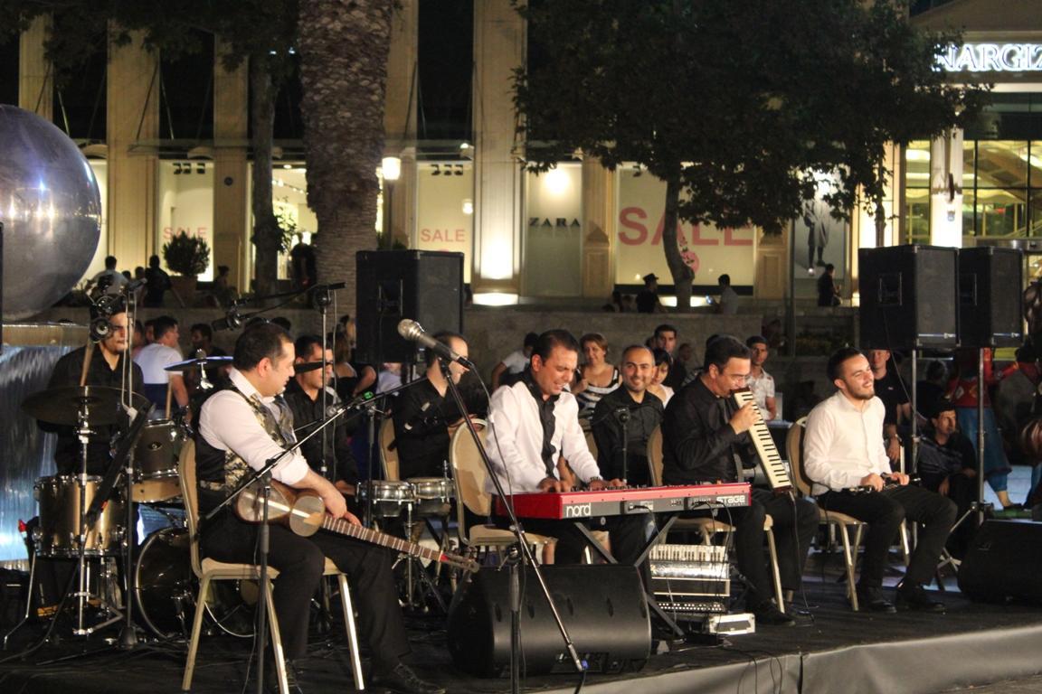 В центре Баку прошел очередной концерт в рамках проекта Music Band