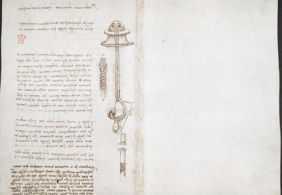 570 оцифрованных страниц из дневников Леонардо Да Винчи опубликованы онлайн