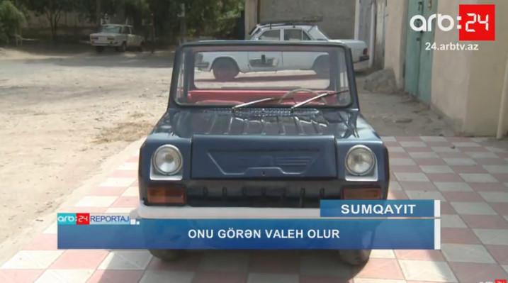 Sumqayıtda 47 yaşlı 20 minlik retro avtomobil