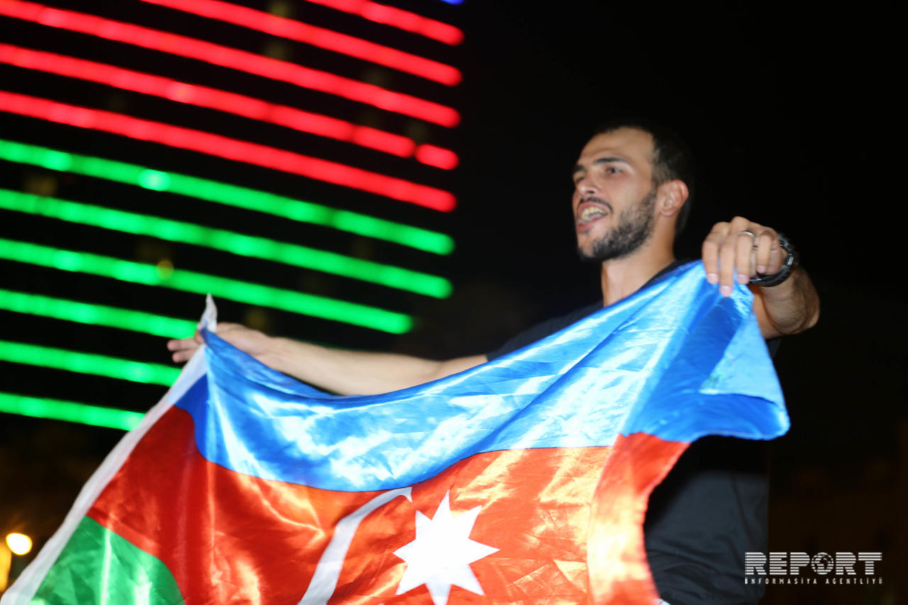 Так в Баку отметили историческую победу "Карабаха"