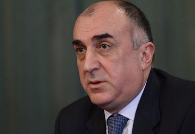 Эльмар Мамедъяров на переговорах с главой МИД Грузии