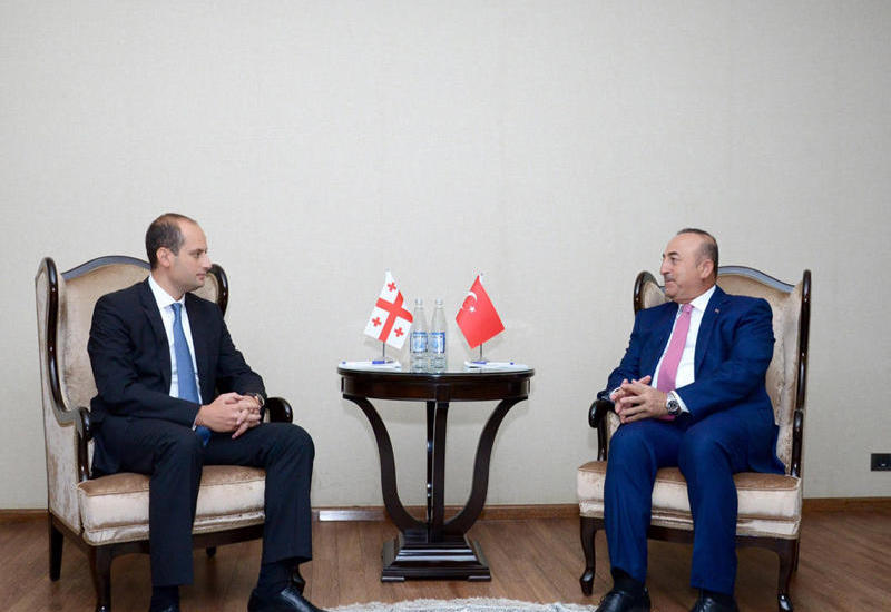 В Баку проходит встреча глав МИД Турции и Грузии