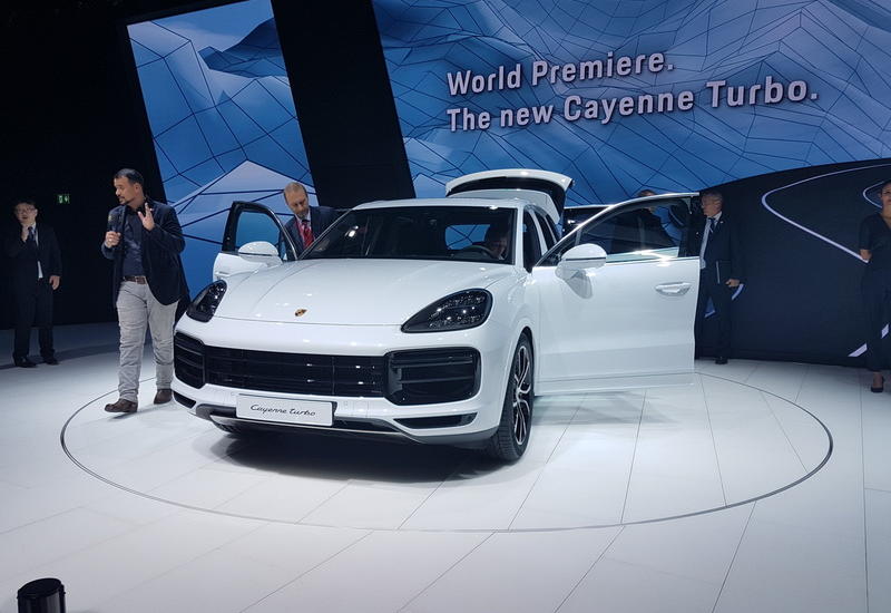 Во Франкфурте представлен новейший Porsche Cayenne Turbo