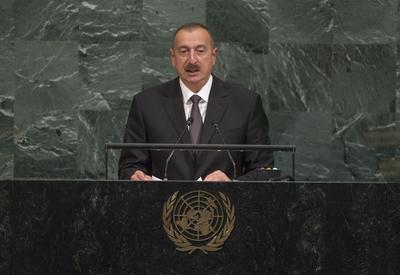Президент Ильхам Алиев: Против Армении должны быть приняты международные санкции - ВЫСТУПЛЕНИЕ НА ГЕНАССАМБЛЕЕ ООН