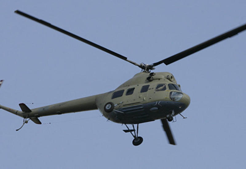 В Казахстане вертолет совершил жесткую посадку