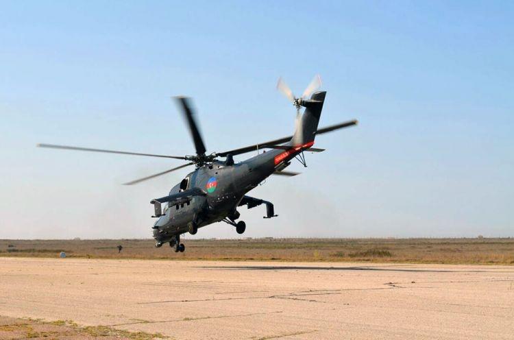 Совместные учения ВВС Азербайджана и Турции: в воздух подняты вертолеты